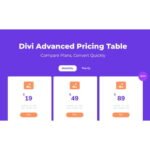 Advanced Pricing Table For Divi