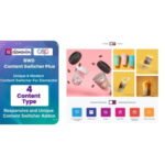 BWD Content Switcher Plus Addon For Elementor