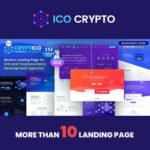 Cryptico – ICO Crypto Landing & Cryptocurrency WordPress Theme