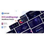 Cryptlight – ICO NFT AI Landing Page WordPress Theme