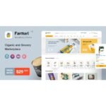 Farmart – Organic & Grocery Marketplace WordPress Theme
