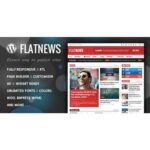 FlatNews – Responsive Magazine WordPress Theme