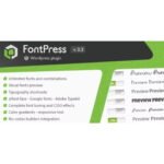 FontPress – WordPress Font Manager