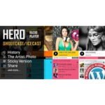 Hero – Shoutcast and Icecast Radio Player With History – WordPress Plugin