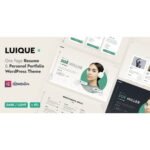 Luique – Personal Portfolio WordPress Theme