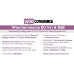 WooCommerce Eu Vat & B2B