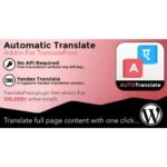 Automatic Translate Addon For TranslatePress Pro